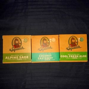 Dr.Squatch men's organic soaps 3 pack